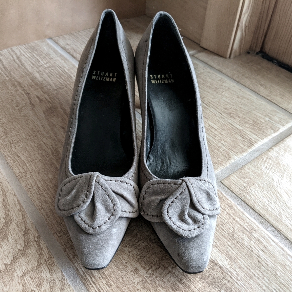 Staurt Weitzman suede high heels